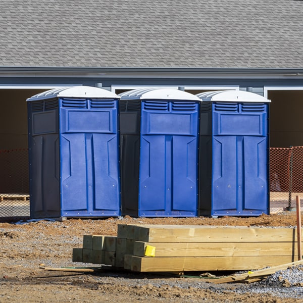 what is the maximum capacity for a single porta potty in Bondurant